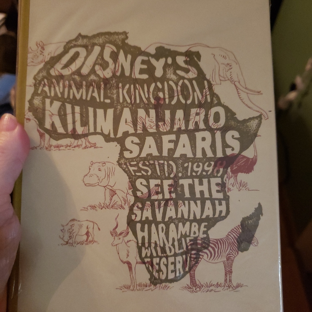 Disney parks kilimanjaro safaris notebook